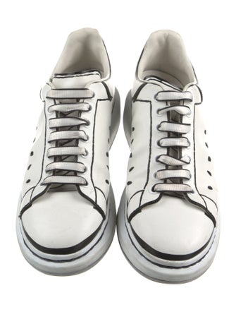 Alexander McQueen Leather Printed Sneakers