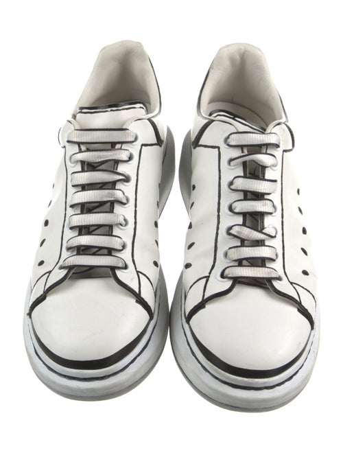 Alexander McQueen Leather Printed Sneakers