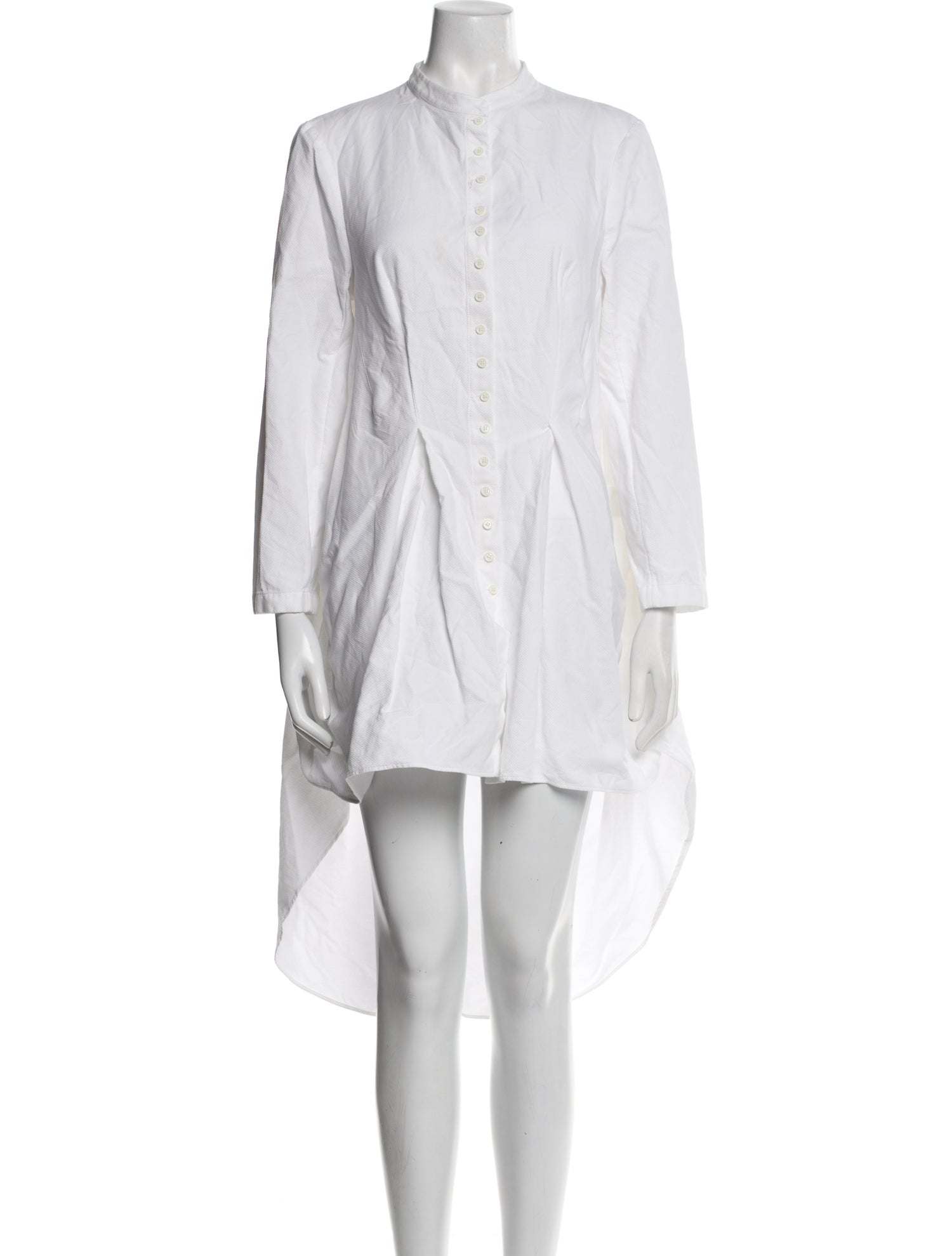 Alexander McQueen Mock Neck Midi Length Dress