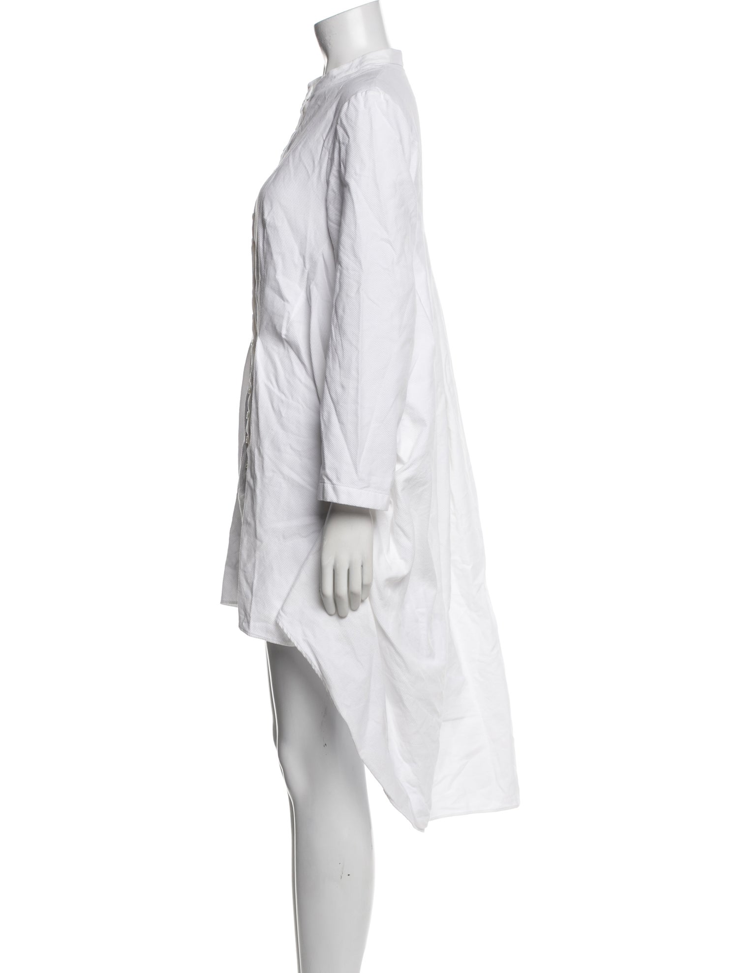 Alexander McQueen Mock Neck Midi Length Dress