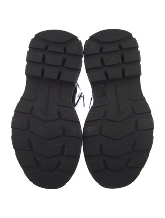 Alexander McQueen Leather Combat Boots