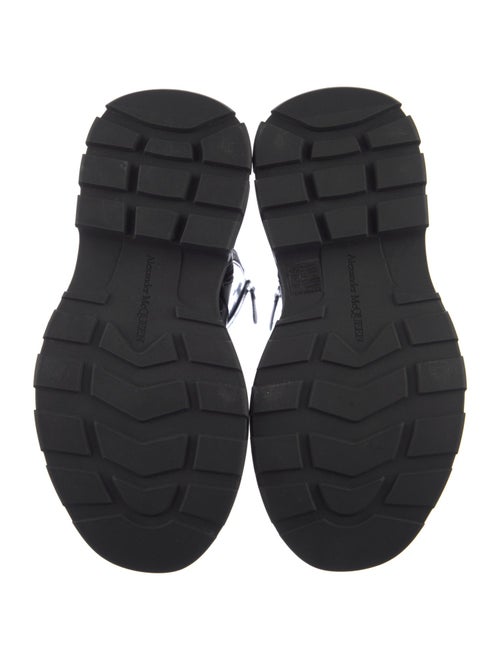Alexander McQueen Leather Combat Boots