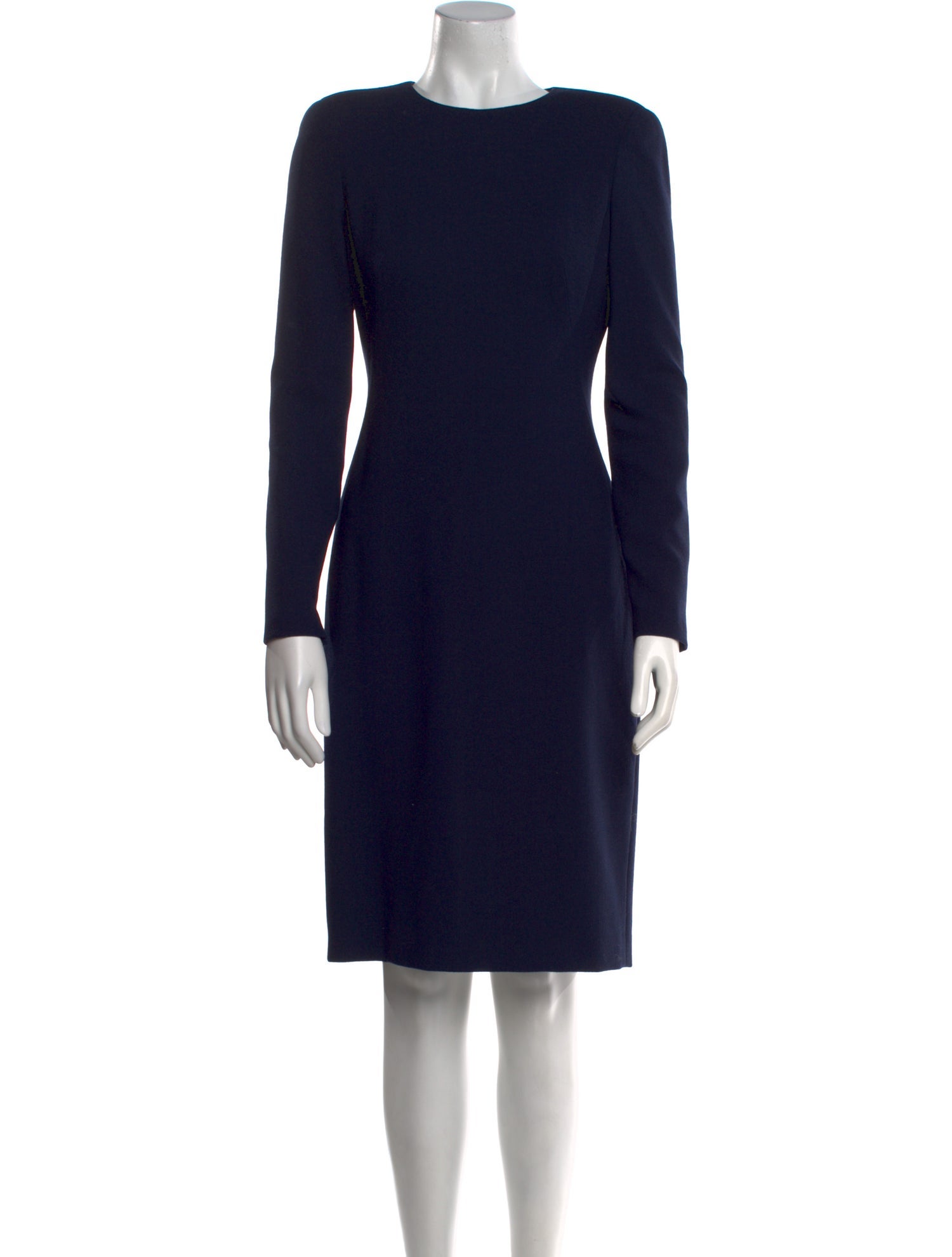 Alexander McQueen Crew Neck Knee-Length Dress