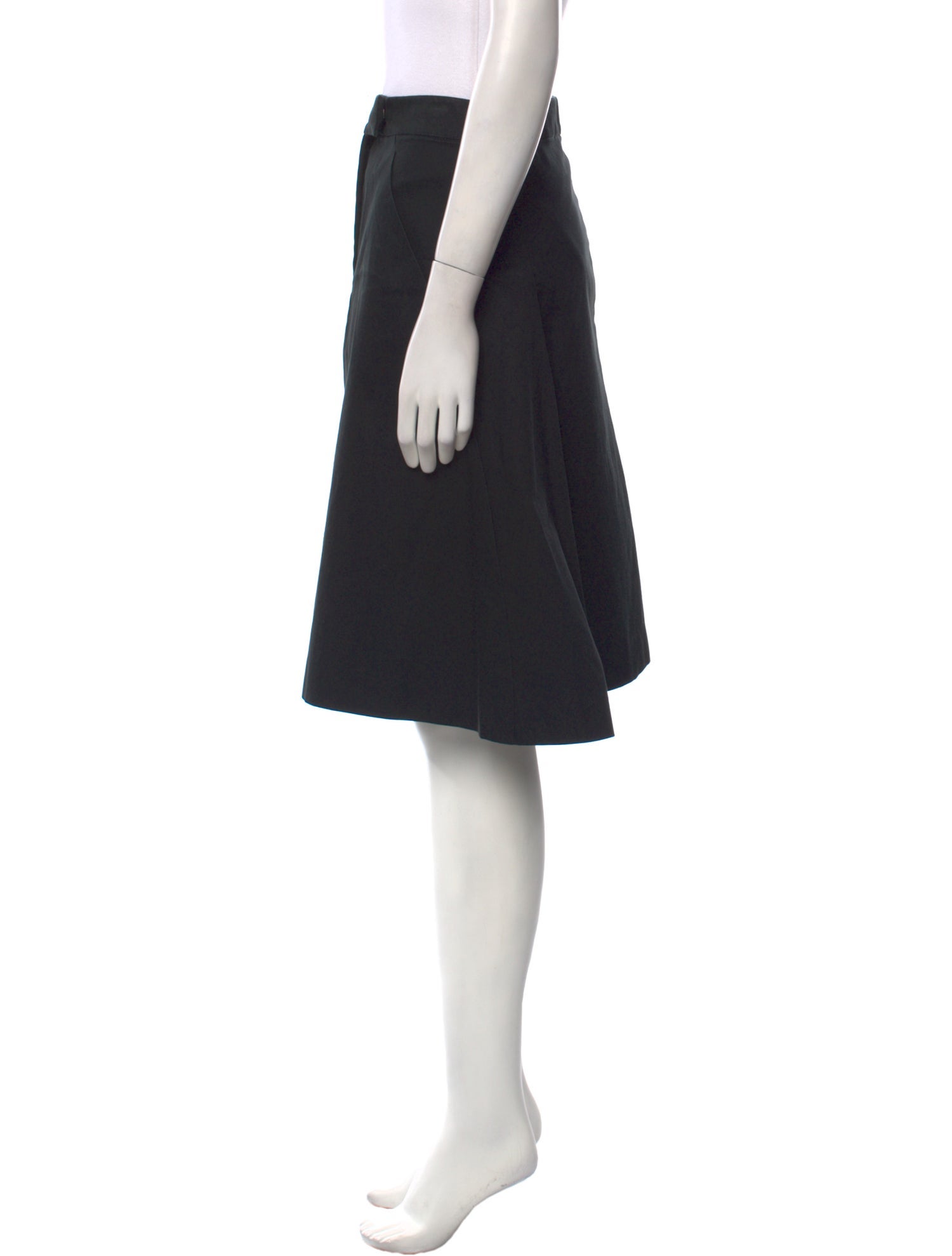 Alexander McQueen Bow Accents Knee-Length Skirt