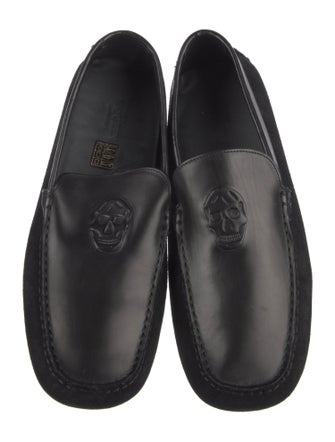 Alexander McQueen Suede Studded Accents Drivers