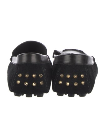 Alexander McQueen Suede Studded Accents Drivers