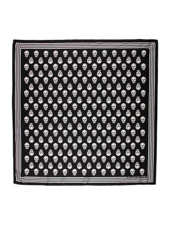 Alexander McQueen Silk Printed Scarf