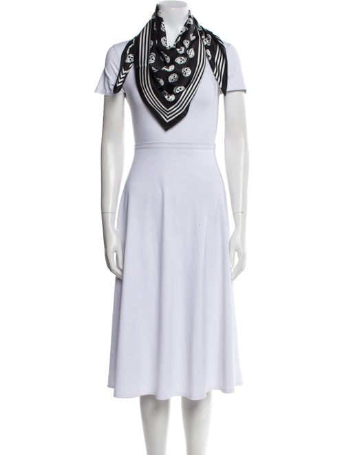 Alexander McQueen Silk Printed Scarf