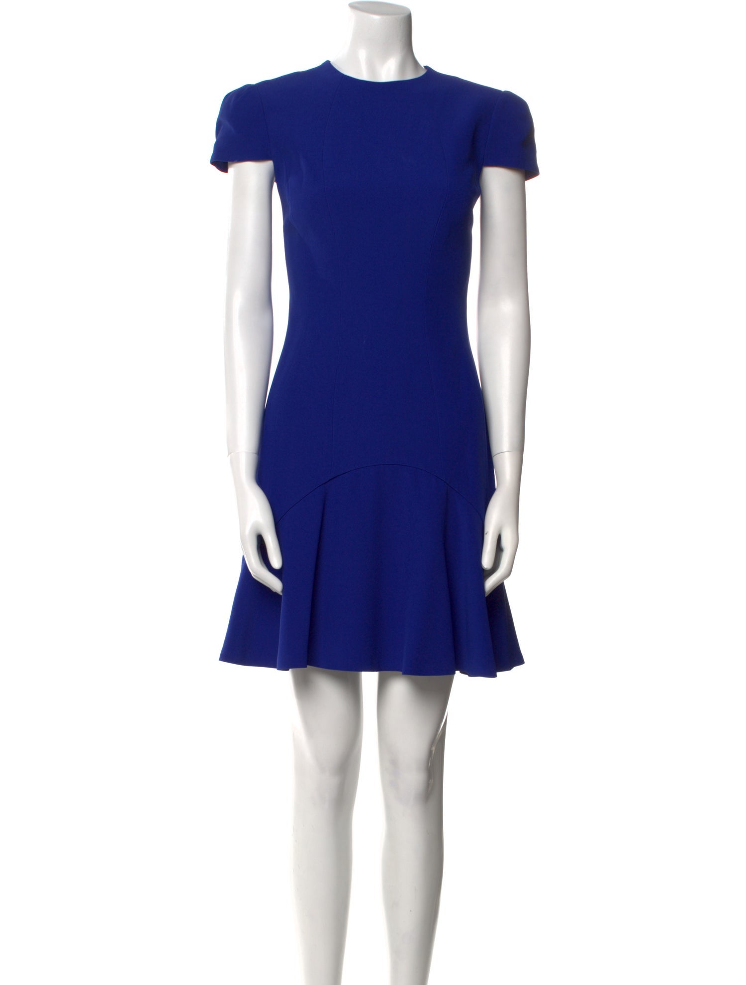 Alexander McQueen Crew Neck Mini Dress