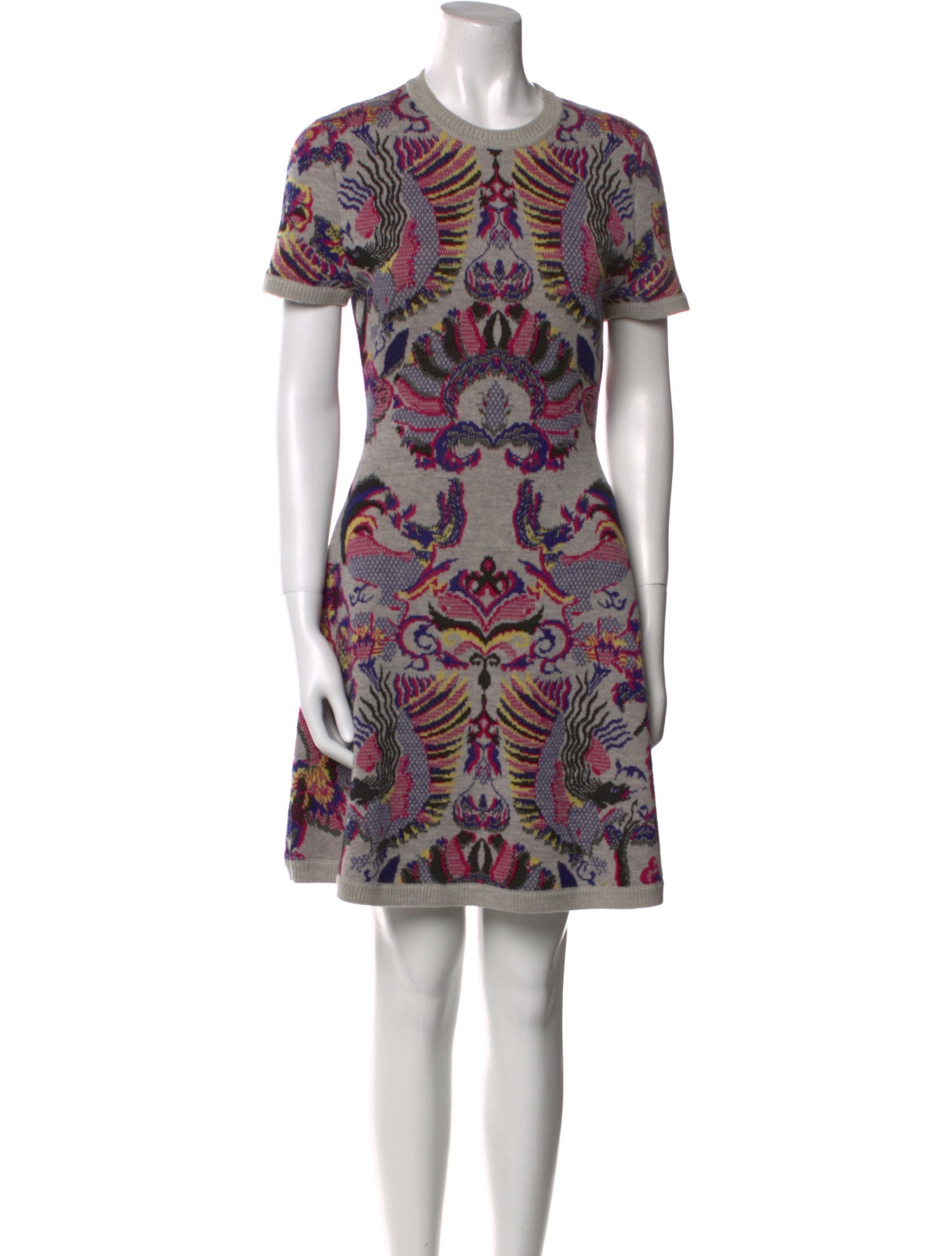 McQ Alexander McQueen Wool Mini Dress