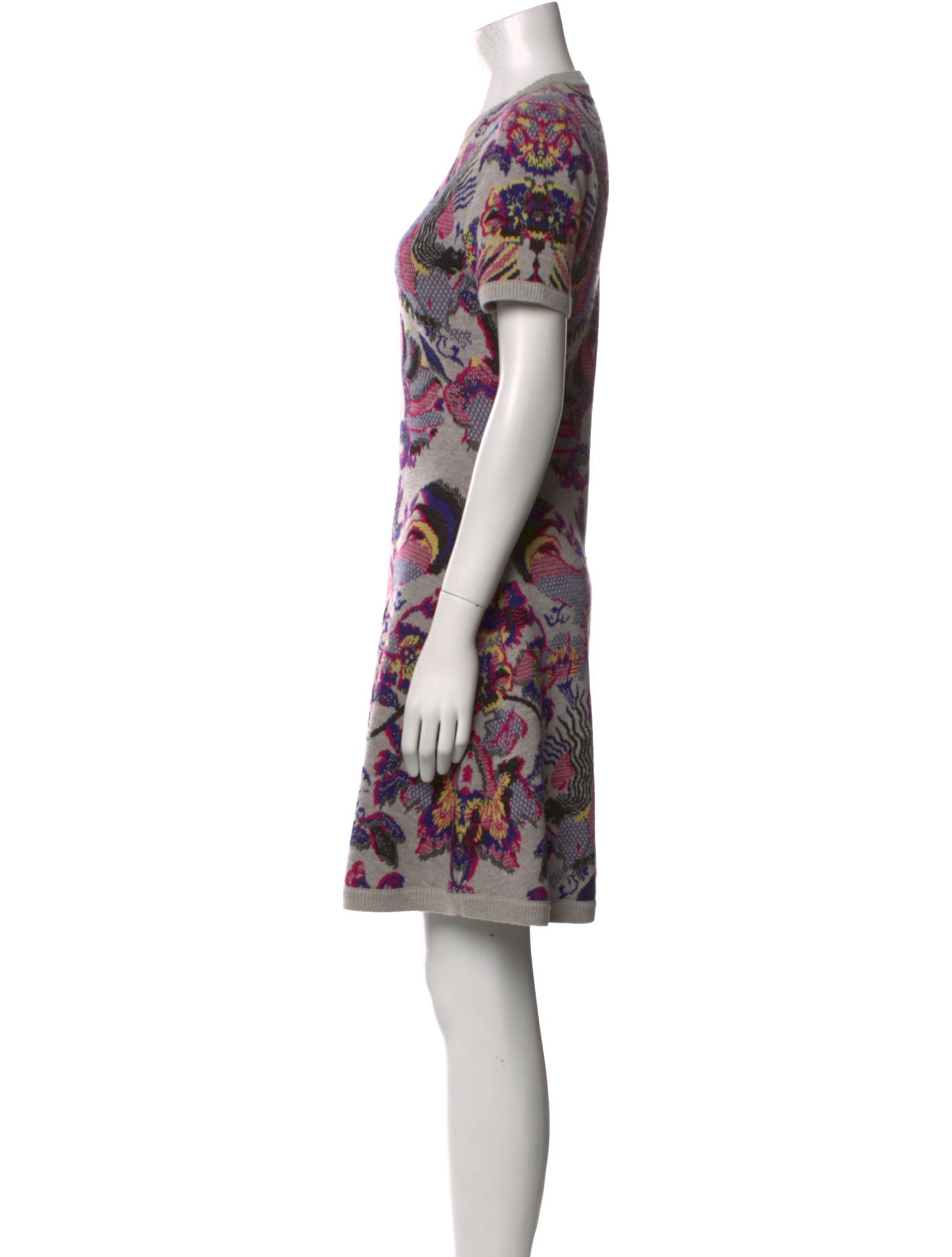 McQ Alexander McQueen Wool Mini Dress