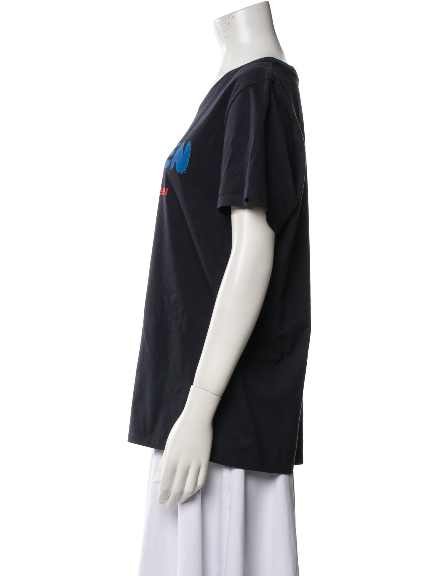 Alexander McQueen Graphic Print Crew Neck T-Shirt