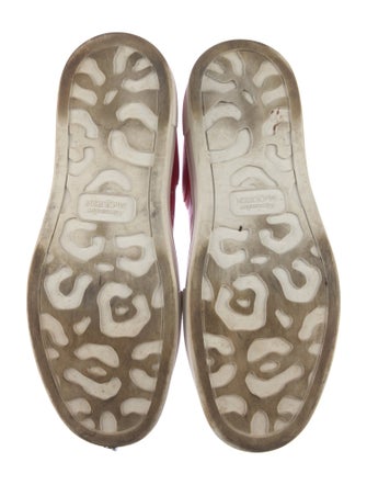 Alexander McQueen Canvas Colorblock Pattern Sneakers