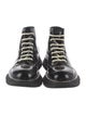 Alexander McQueen Leather Combat Boots