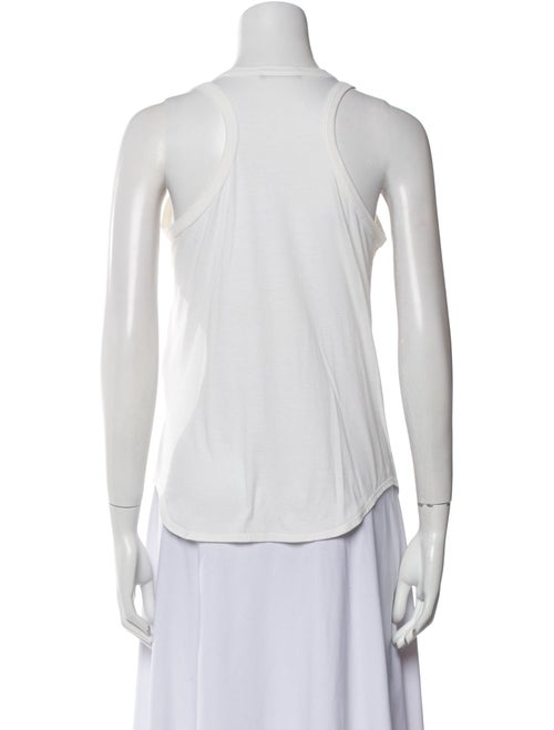 Alexander McQueen Graphic Print Scoop Neck Top