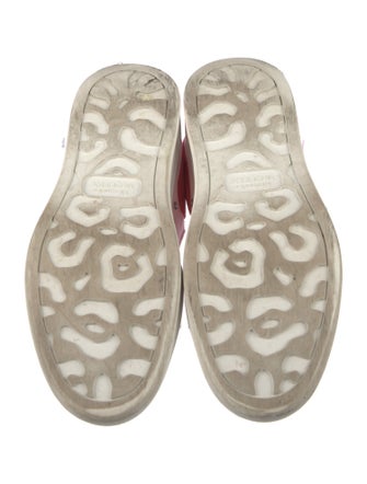 Alexander McQueen Canvas Colorblock Pattern Sneakers