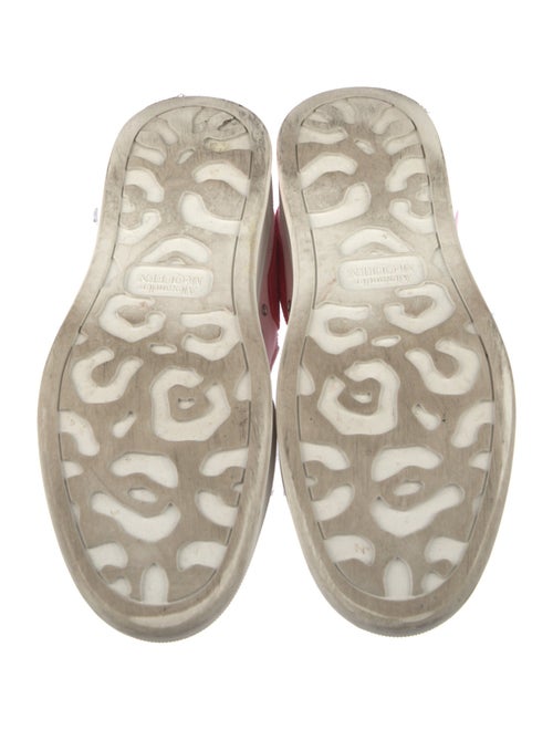 Alexander McQueen Canvas Colorblock Pattern Sneakers