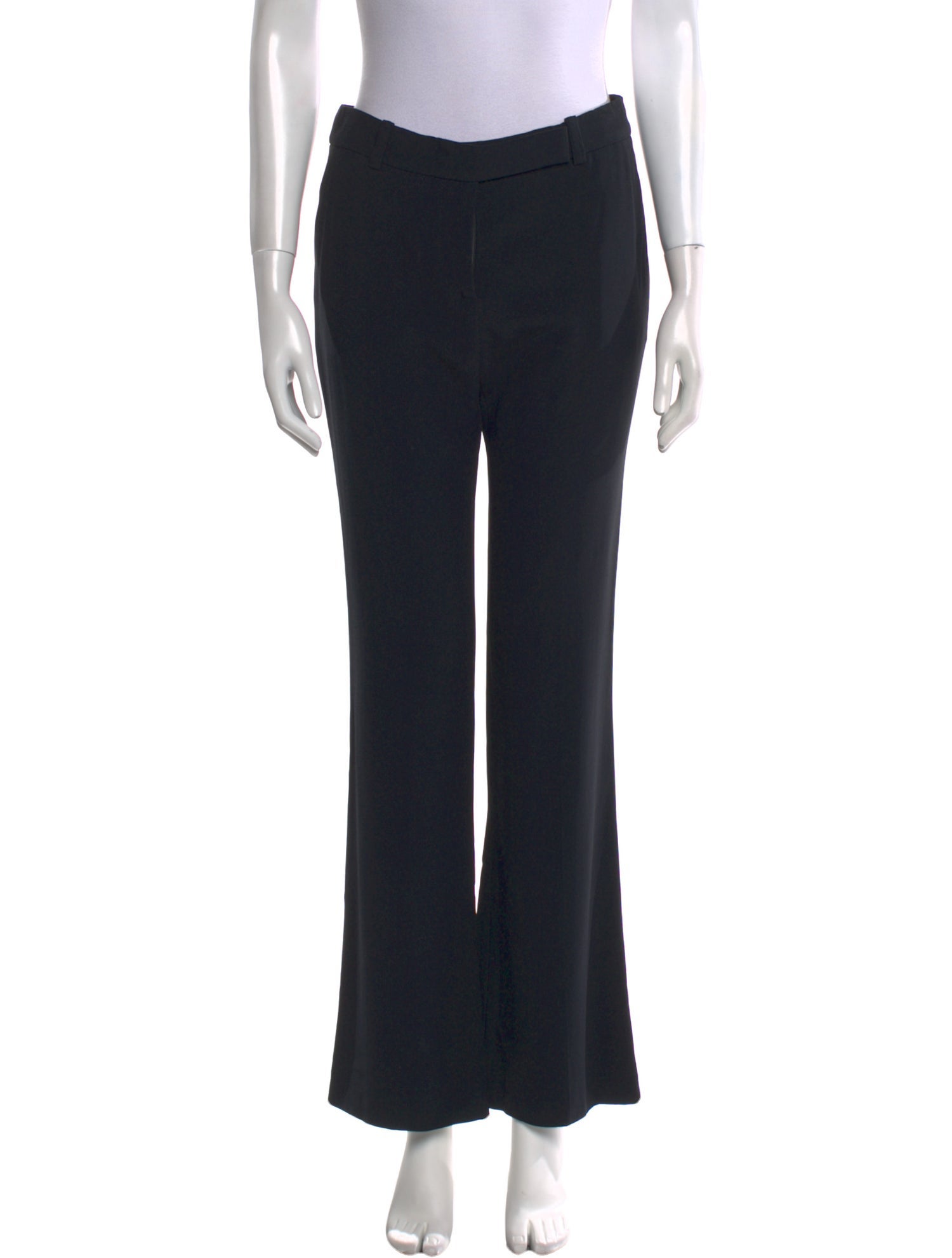 Alexander McQueen Virgin Wool Wide Leg Pants