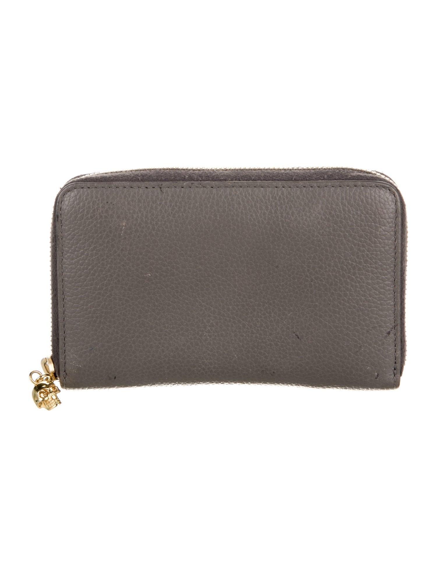 Alexander McQueen Skull Leather Compact Wallet