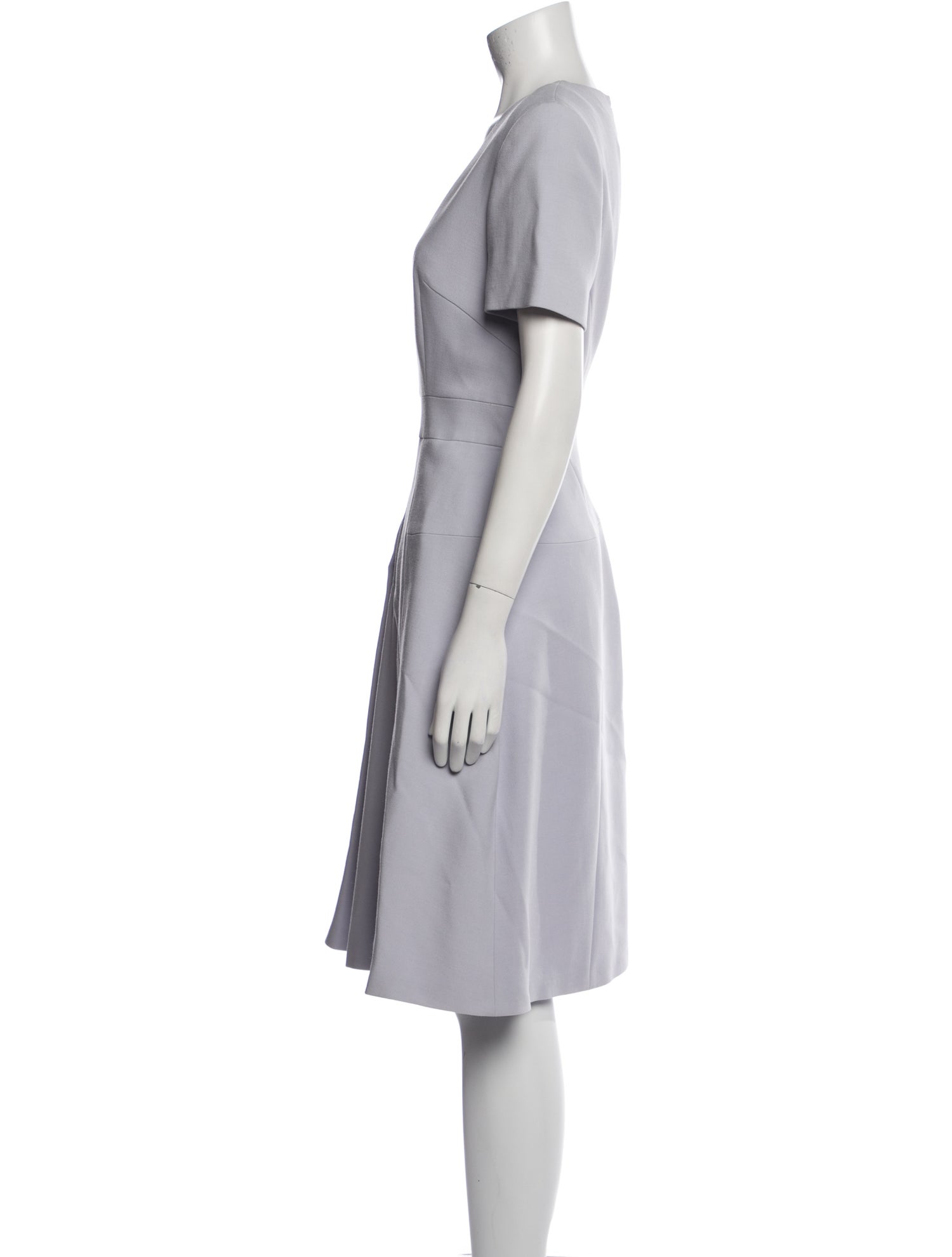 Alexander McQueen V-Neck Knee-Length Dress