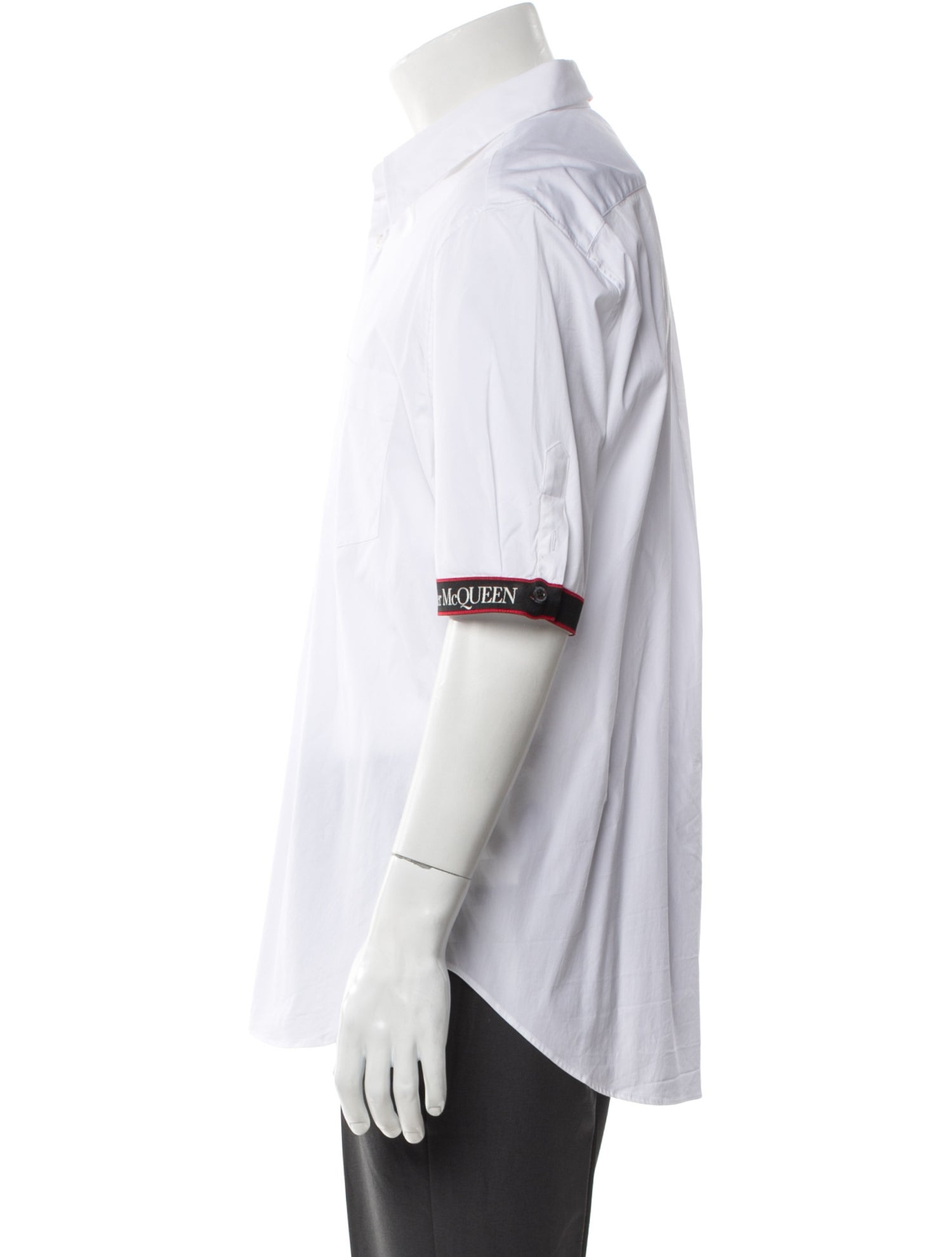 Alexander McQueen Striped Short Sleeve Shirt