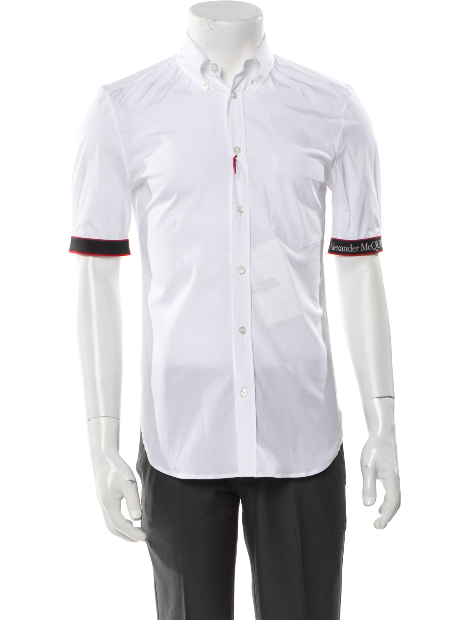 Alexander McQueen Striped Short Sleeve Shirt w/ Tags