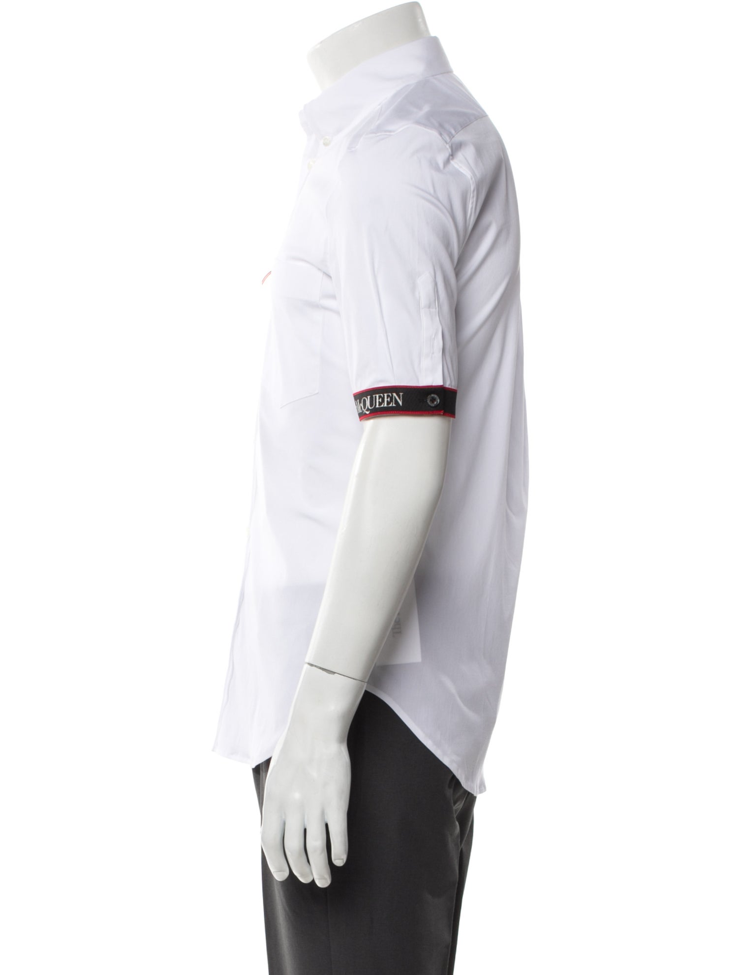 Alexander McQueen Striped Short Sleeve Shirt w/ Tags