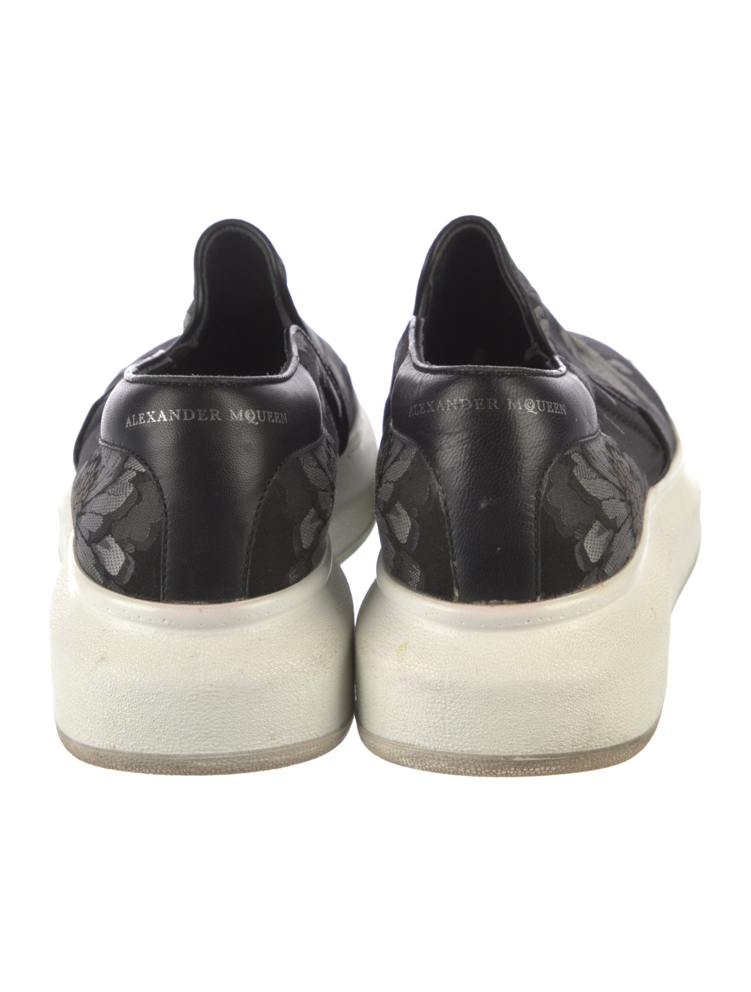 Alexander McQueen Jacquard Floral Print Sneakers