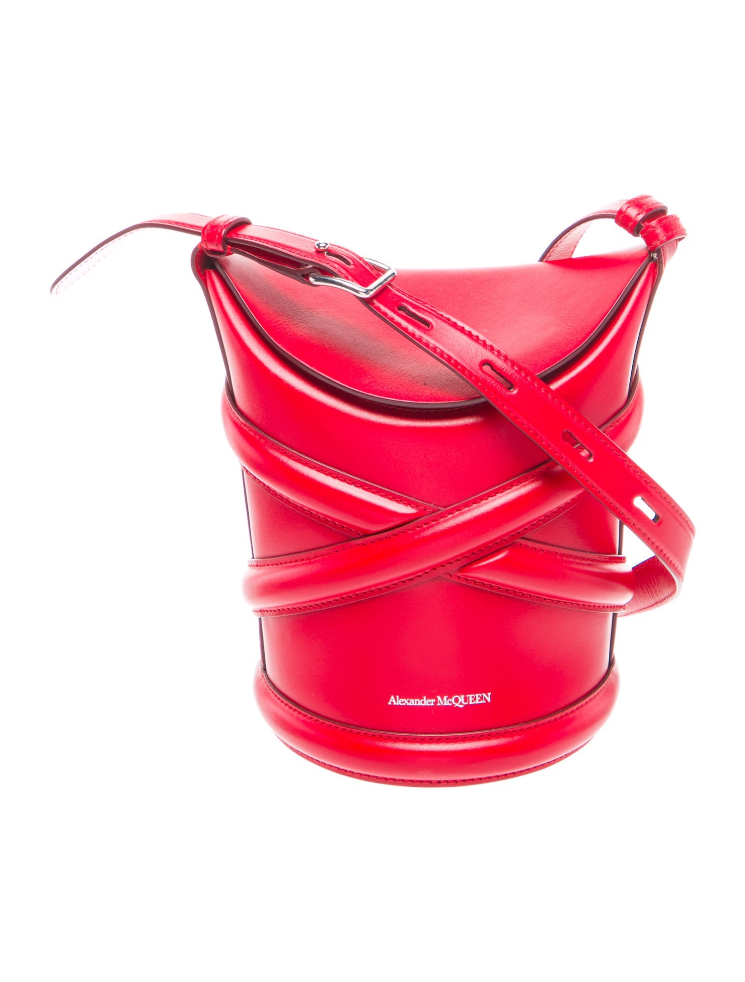 Alexander McQueen Leather Bucket Bag