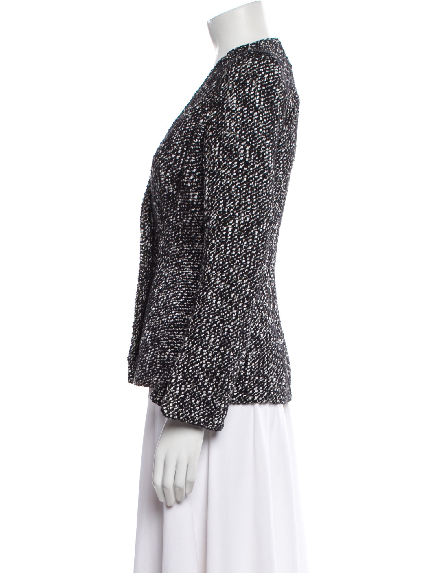 Alexander McQueen Tweed Pattern Blazer