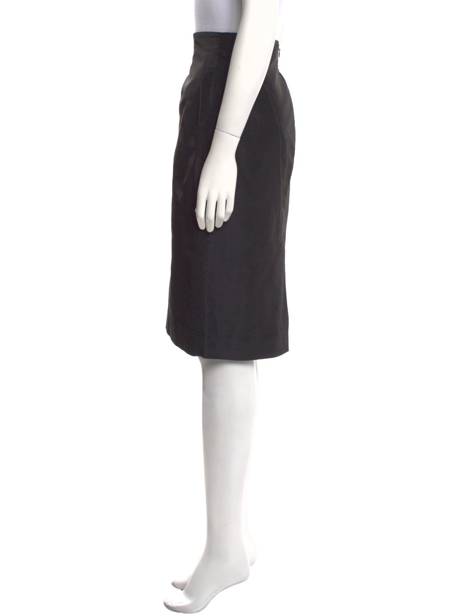 Alexander McQueen Silk Knee-Length Skirt