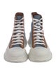 Alexander McQueen Denim Colorblock Pattern Sneakers