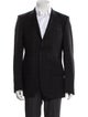 Alexander McQueen Wool Pleated Accents Blazer