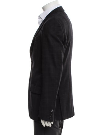 Alexander McQueen Wool Pleated Accents Blazer