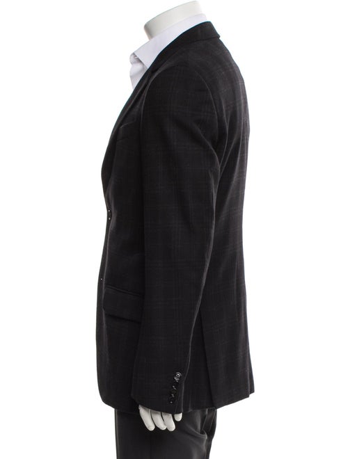 Alexander McQueen Wool Pleated Accents Blazer