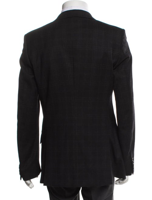 Alexander McQueen Wool Pleated Accents Blazer