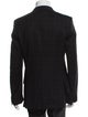 Alexander McQueen Wool Pleated Accents Blazer