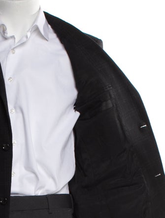 Alexander McQueen Wool Pleated Accents Blazer