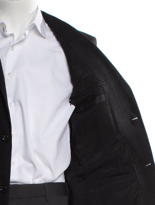 Alexander McQueen Wool Pleated Accents Blazer