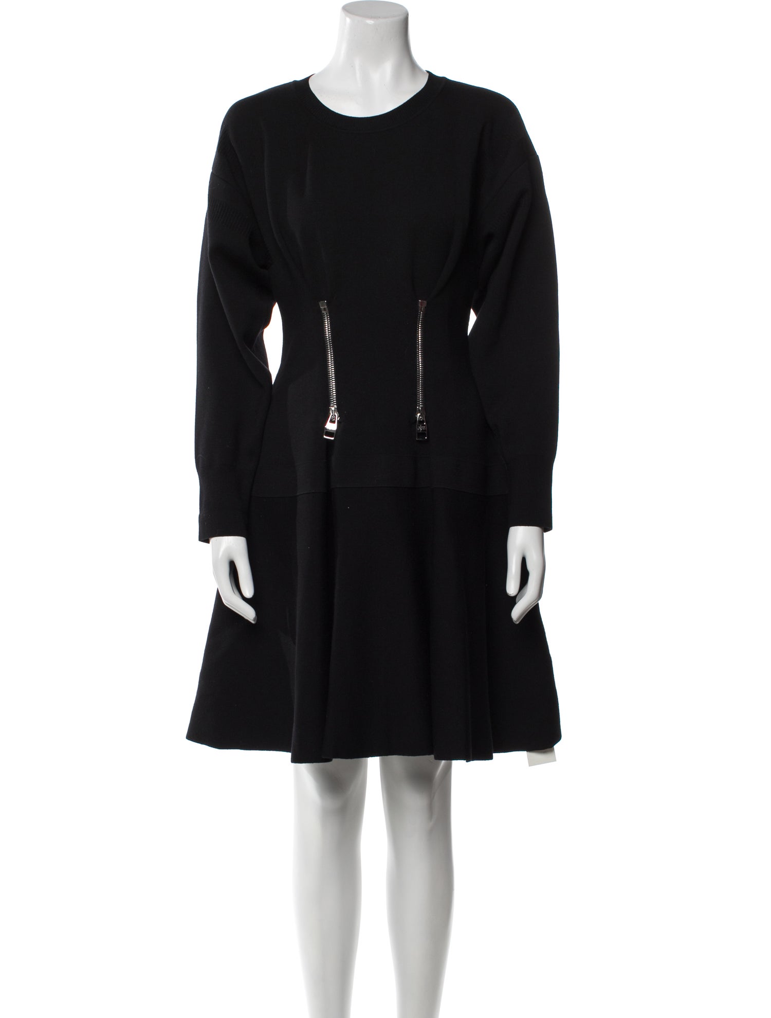 Alexander McQueen Wool Knee-Length Dress