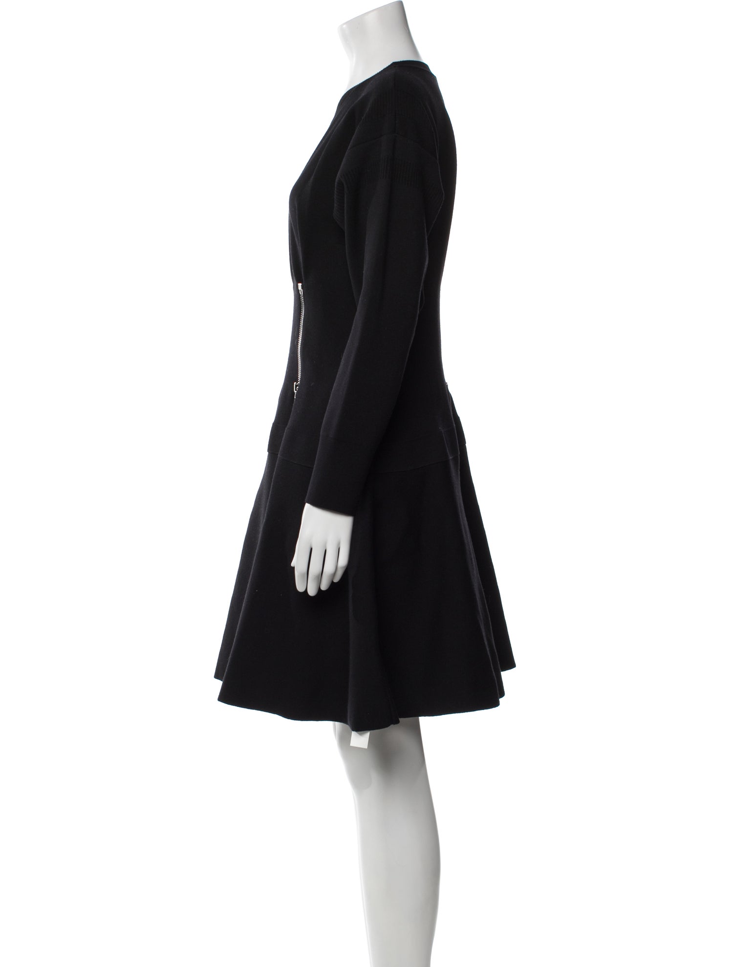 Alexander McQueen Wool Knee-Length Dress