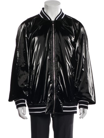 Alexander McQueen Striped Bomber Jacket