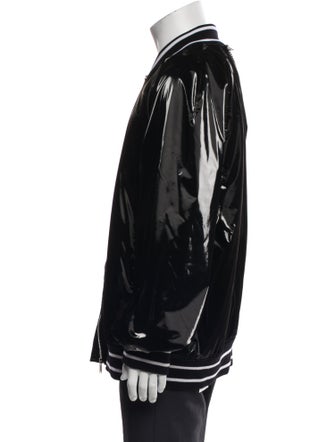 Alexander McQueen Striped Bomber Jacket