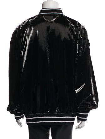 Alexander McQueen Striped Bomber Jacket