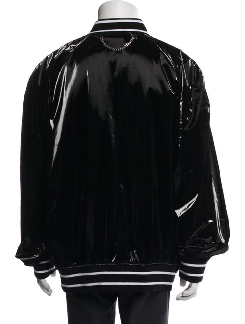 Alexander McQueen Striped Bomber Jacket