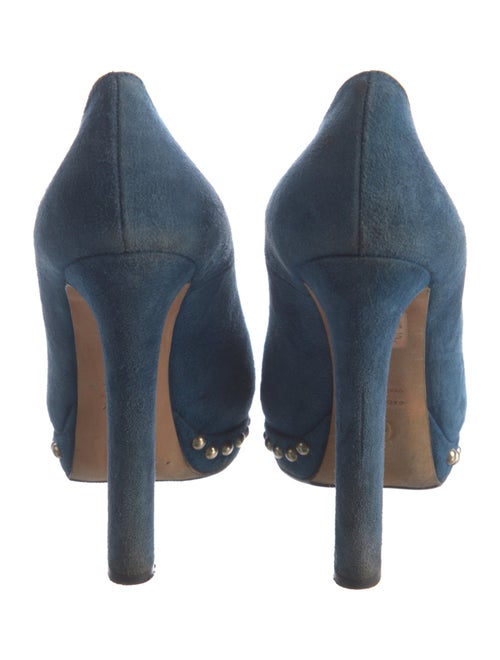 Alexander McQueen Skull Suede Pumps
