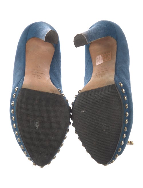 Alexander McQueen Skull Suede Pumps