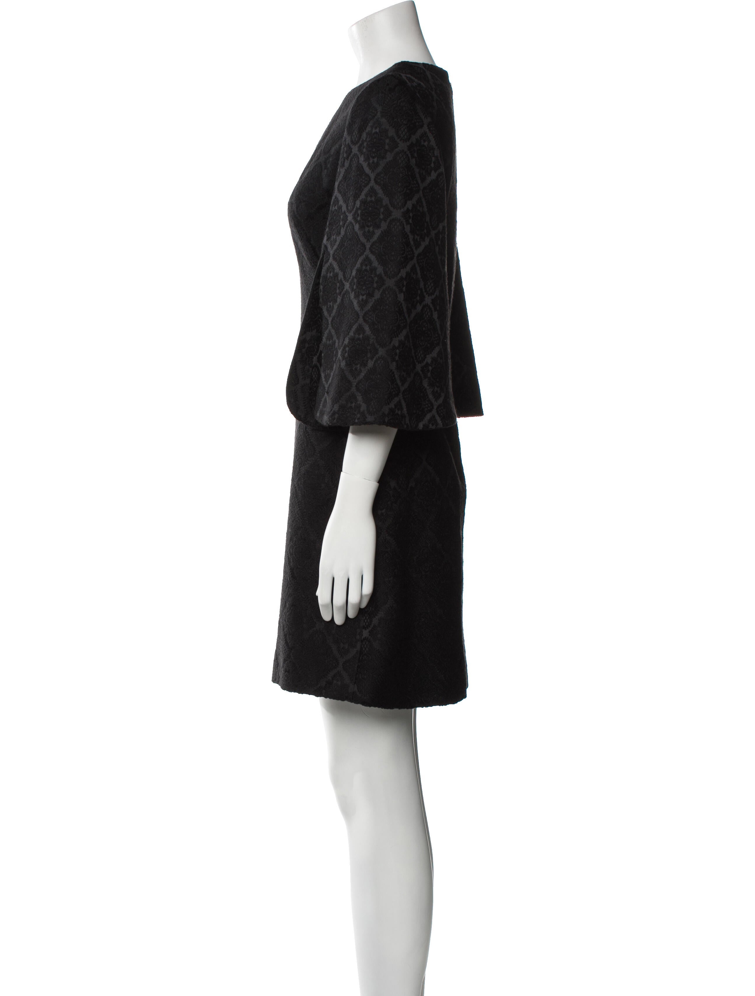 Alexander McQueen Wool Mini Dress