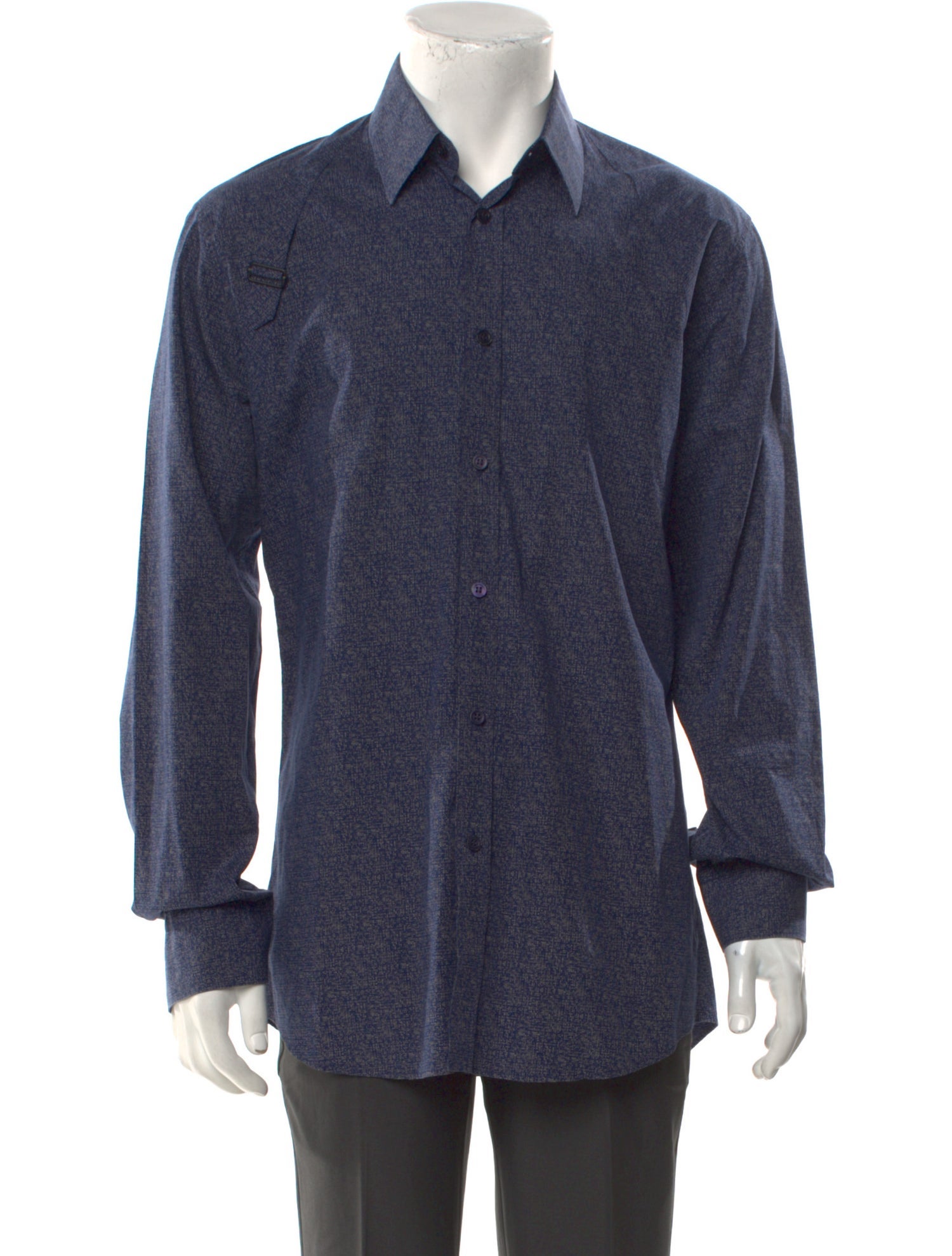 Alexander McQueen Skull Long Sleeve Dress Shirt