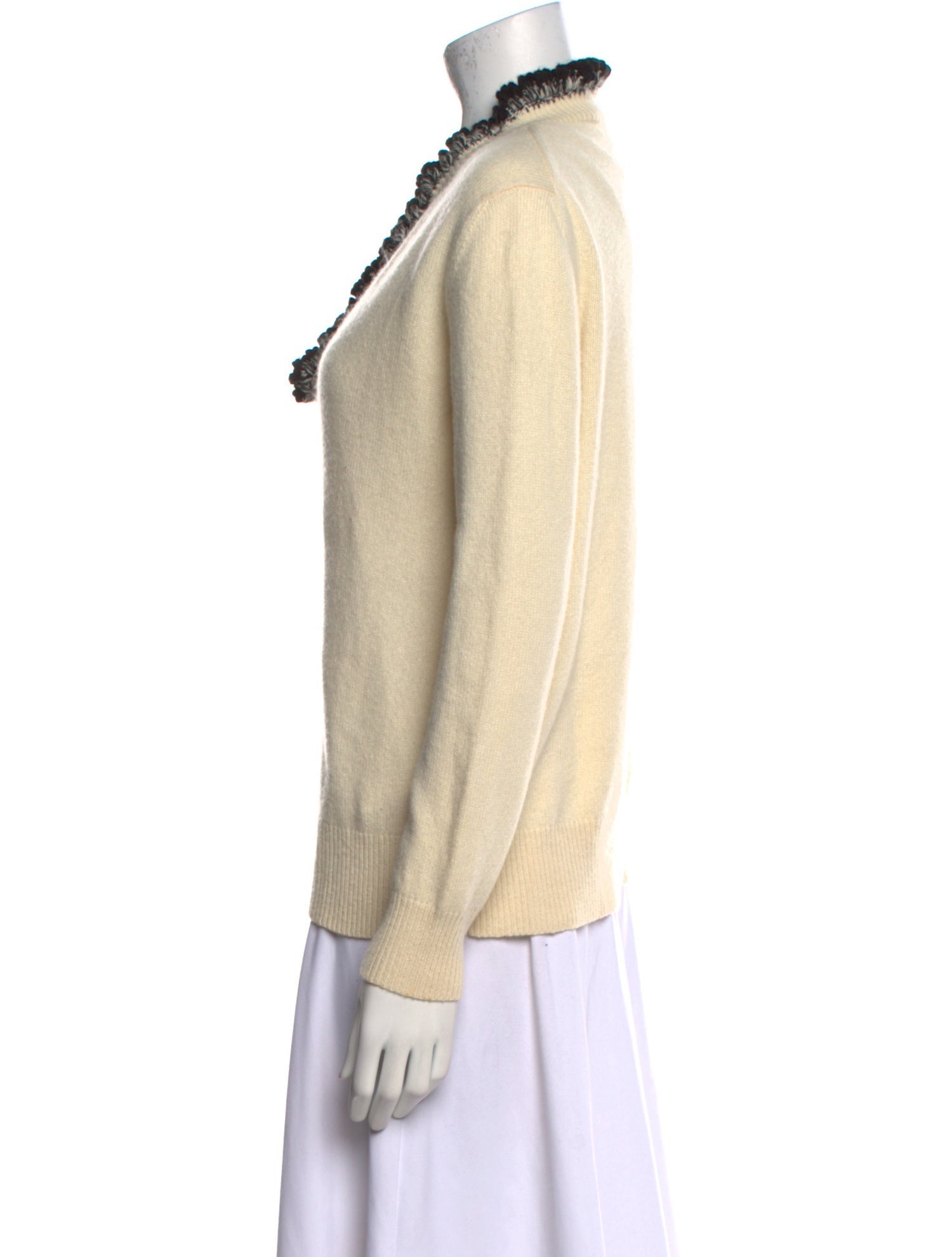 Alexander McQueen Cashmere V-Neck Sweater